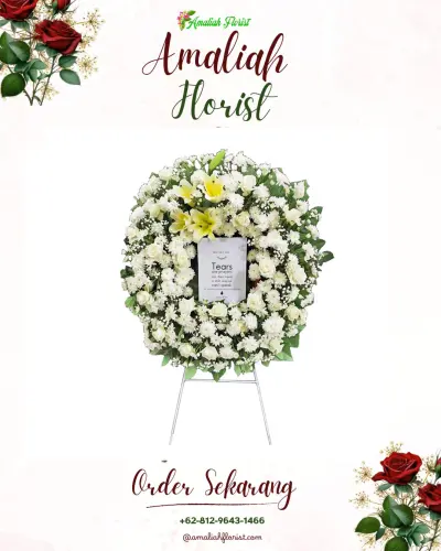 Krans Bunga Duka Cita di Padamaju